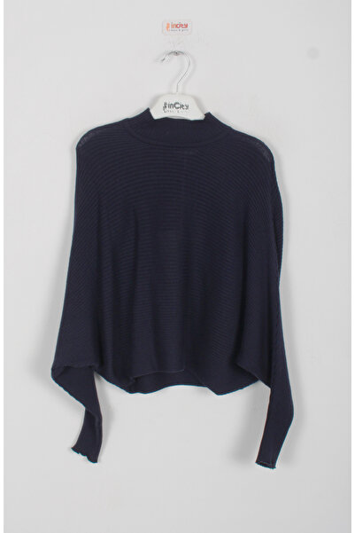 incity Girl's Half Turtleneck Batwing Sleeve Knit Sweater