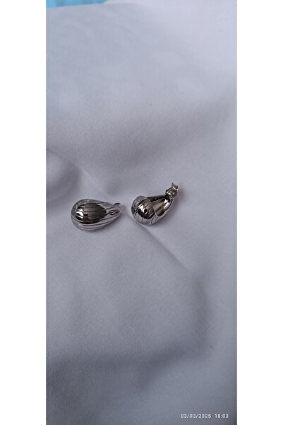 ARİ TAKI Silver Damla Model Steel Loop