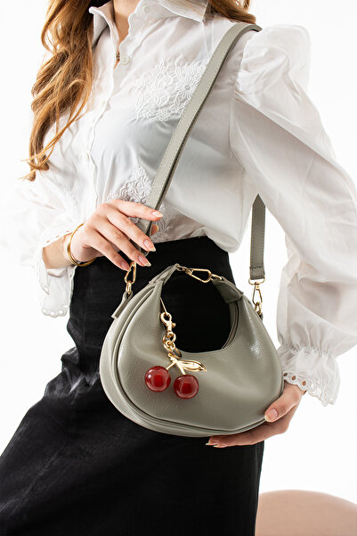 Adox Çanta ALİSO ÇAĞLA ЗЕЛЕНА ЧЕРЕШНЯ CHARM ПОДАРУНОК ЖІНОЧА СУМКА НА ПЛЕЧЕ