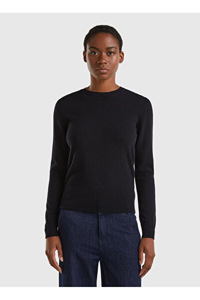 Benetton Standart Bel Normal Siyah Kadın Pantolon 4GD7558S3 4GD7558S3