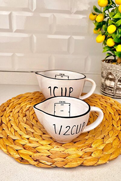 İLİVA 2'li Ölçü Kabı Bardağı Ölçü Seti 250/500 ml