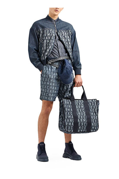 Armani Exchange Slim Fit Baskılı Erkek Denim Ceket 3DZBD4 Z1W8Z 1500