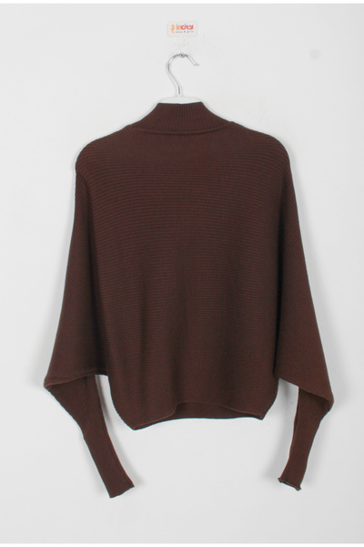 incity Girl's Half Turtleneck Batwing Sleeve Knit Sweater