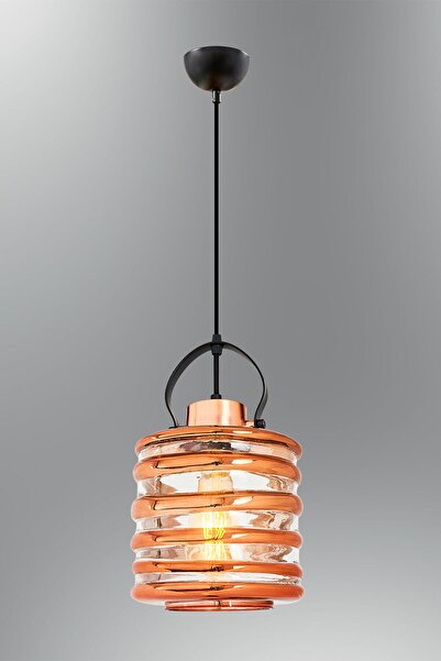 Özcan Aydınlatma 4727c-1a Tekli Troya Sarkıt Avize (C-CAMLI)