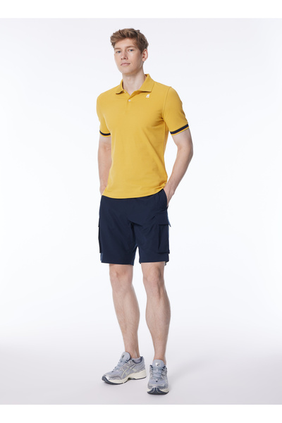 K-Way Mavi Erkek Kargo Şort K8132BW_BASTYEL