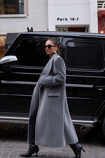 Miss Beyoğlu Albufera Дебело дълго палто