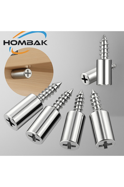 Hombak 30 Adet Dayanıklı Metal Raf Tutucu Raf Pimi 25 kg Kapasiteli