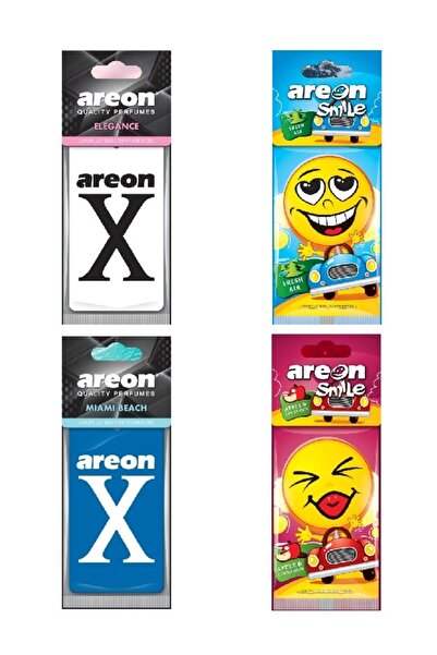 Areon X En Çok Tercih Edilen Flaş 4'lü Set