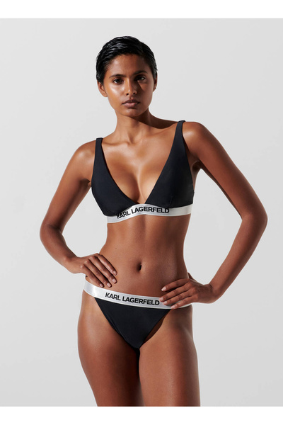 Karl Lagerfeld Siyah Kadın Bikini Üst 240W2218