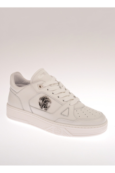 Roberto Cavalli Beyaz Kadın Deri Sneaker 22416 A