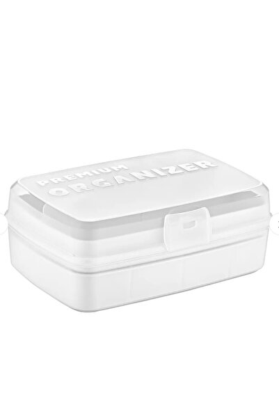 Online Home Market Premium Organizer Multi-Purpose Box 2L (14.5 X 21.5 X 8.1 (H) cm)