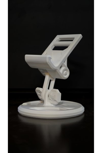 Morfem Adjustable Cell Phone Stand – Desktop Phone and Tablet Holder, Foldable Practical Design