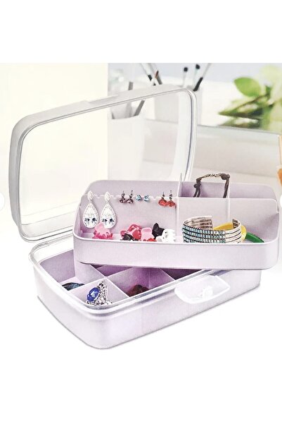 Online Home Market Premium Organizer Multi-Purpose Box 2L (14.5 X 21.5 X 8.1 (H) cm)