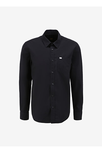 Lee Regular Fit Siyah Erkek Gömlek L241274001 Uzun Kollu Gömlek