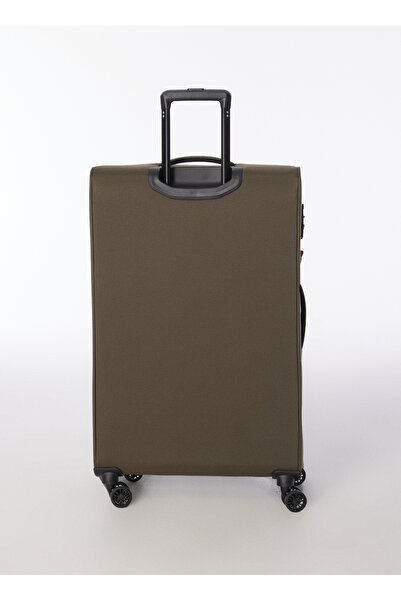 Fabrika Haki 36x55x22 cm Kabin Boy Çekçekli Kumaş Valiz 28