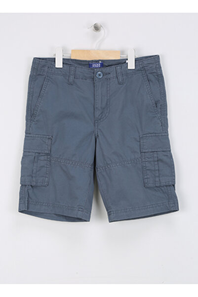 Jack & Jones Junior Blaue Shorts für Herren - Normale Taille, JPSTCOLE JJCAMPAIGN SHORTS JNR