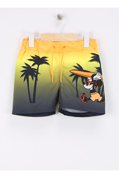 name ıt Turuncu Erkek Çocuk Şort Mayo NMMMACK MICKEY LONG SWIMSHORTS WDI