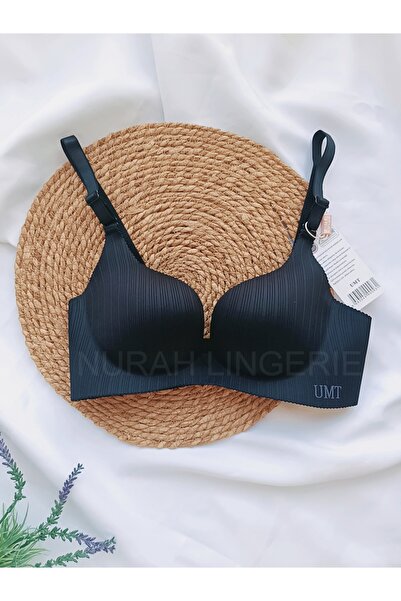 UMT Underwear Lazer Kesim Dikişsiz Dolgulu Bağcık Detaylı Push Up Sütyen