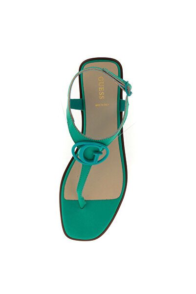 Guess Yeşil Kadın Deri Sandalet FLJMIRLEA03MENTA