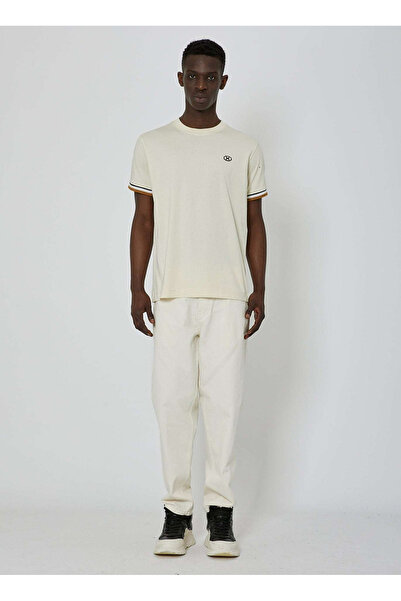 John Richmond Normal Bel Normal Paça Normal Kırık Beyaz Erkek Denim Pantolon UMP24037JE