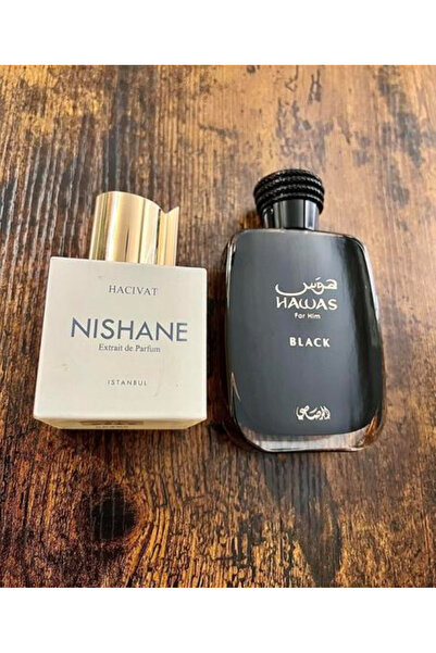 Rasasi هوس بلاك رصاصي Hawas Black Rasasi للرجال 100مل