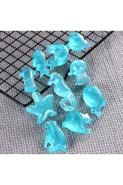 Getshopmini Epoxy Starfish Mold Epoxy Sea Creatures Seahorse Mold Fish Mold Silicone