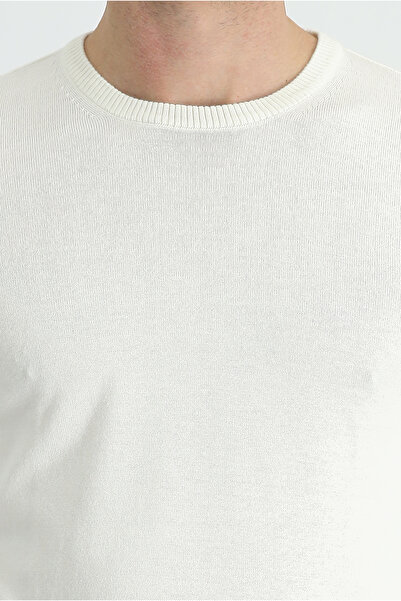 Kiğılı Crew Neck Slim Fit Slim Fit Cotton Knitwear Sweater