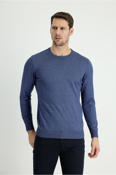 Kiğılı Велосипедний комір, прямий крій, бавовняний трикотажний светр