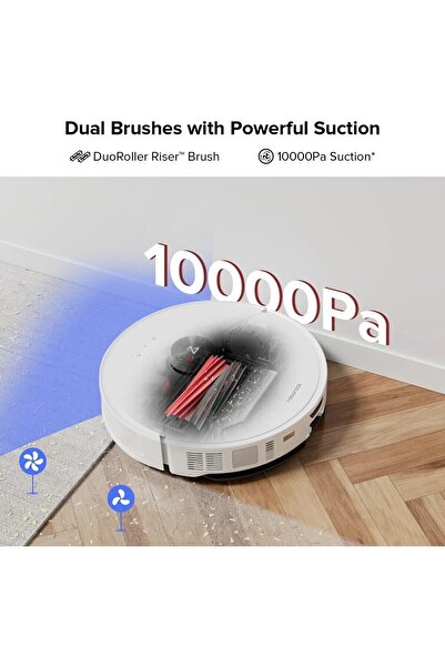 Roborock Yeni Seri S8 Maxv Ultra Premium Akıllı Robot Süpürge, 10000Pa, Ekstra Kenar Temizleme Sistemi