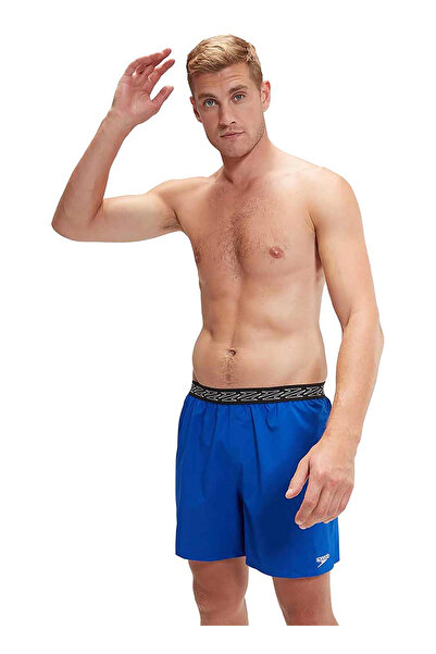 SPEEDO Mavi Erkek Lastikli Bel Normal Kalıp Şort Mayo 8-00334715332-SPEEDO HY...