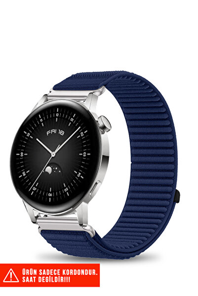 Nezih Case Huawei Watch GT / GT2 / GT3 Elegant 42mm Uyumlu Hasır Örgü Spor Cı...