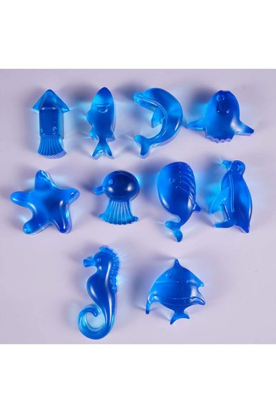 Getshopmini Epoxy Starfish Mold Epoxy Sea Creatures Seahorse Mold Fish Mold Silicone