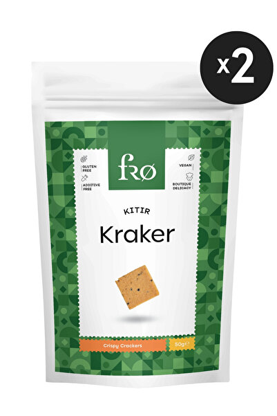 FRO 2'li Unsuz Kıtır Kraker Vegan Glutensiz Tuzlu Doyurucu Sağlıklı Katkısız ...