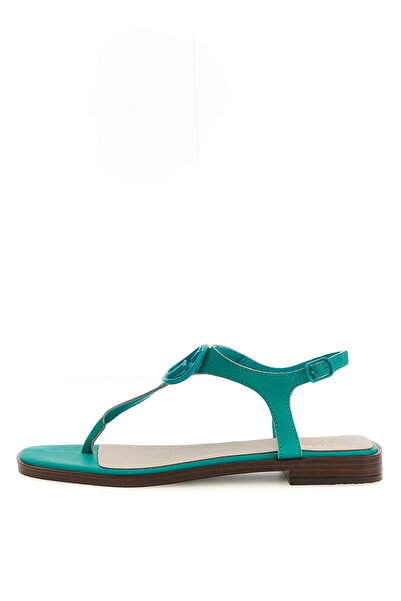 Guess Yeşil Kadın Deri Sandalet FLJMIRLEA03MENTA
