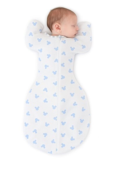 Le Touche Baby Swaddle - Sleeping Bag with Glove Cuffs & Sleeves up Swaddle (0-3 Months, 3-6 Months, 6-9 Months)