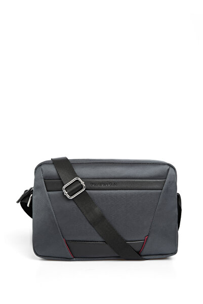 Fabrika Antrasit Erkek 32x22x7 cm Çapraz Çanta 01FB1045
