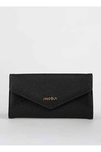 Fabrika Siyah Kadın 20x10x3 cm Deri CüzdanFRKBYN 511