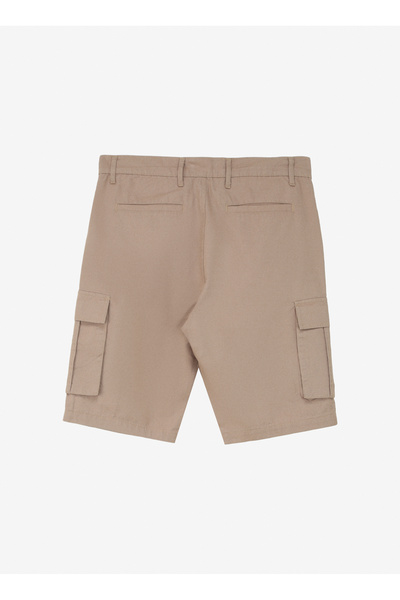 People By Fabrika Bej Erkek Kargo Şort SPBF4SM-SHT5085