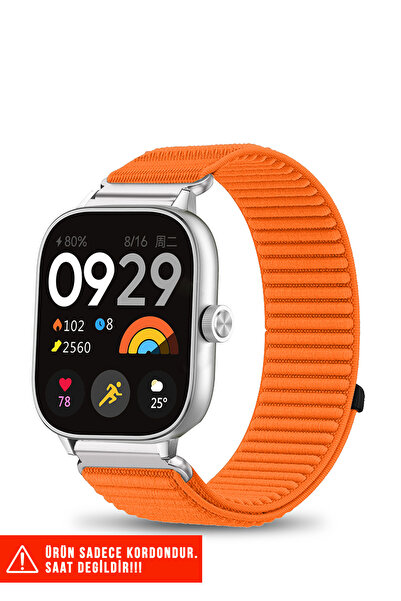 Nezih Case Xiaomi Redmi Watch 4 / 5 / 6 / Band 8 Pro / Uyumlu Hasır Örgü Spor...
