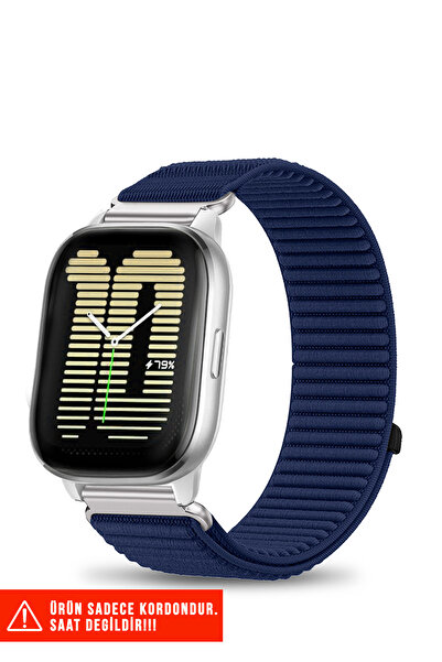 Nezih Case Amazfit Bip / Bip Lite / Bip U Pro / Active / Cheetah (Kare) / Bip 3 / Bip 3 Pro Uyumlu Kordon 20mm