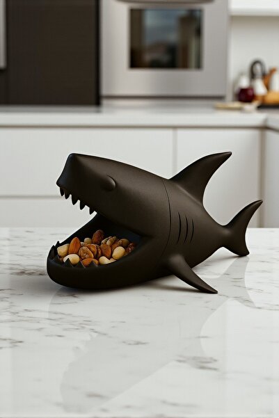 DNRYSL Dekoratif Köpekbalığı Tasarımlı Takı Organizer, Sunumluk, Lokumluk, Ma...