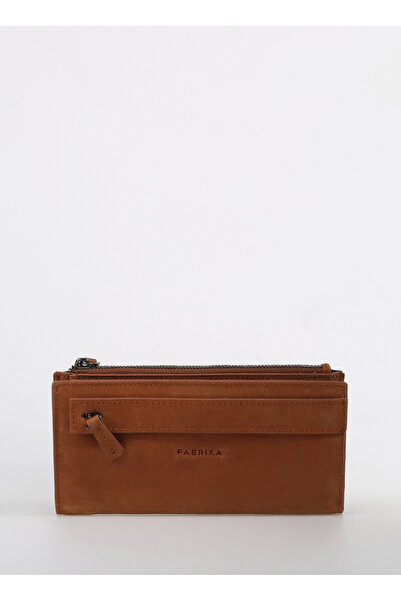 Fabrika Taba Erkek 19x9x3 cm DeriCüzdanFrk 337 Crayz Deri Taba