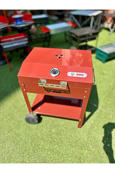 DT DEFNE TASARIM Defne Barbekü Mangal Krom Izgaralı Bahçe Balkon Tipi Barbekü