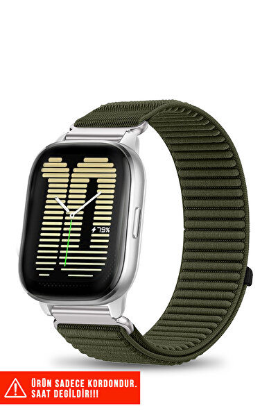 Nezih Case Amazfit Bip / Bip Lite / Bip U Pro / Active / Cheetah (Kare) / Bip 3 / Bip 3 Pro Uyumlu Kordon 20mm