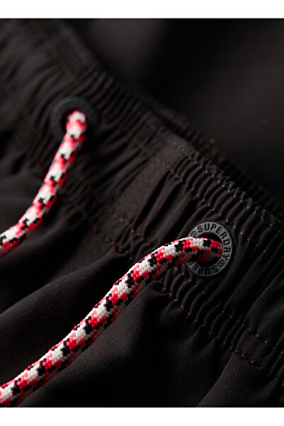 SUPERDRY Siyah Erkek Şort Mayo M3010228A02A_SPORTSWEAR LOGO 17 SW