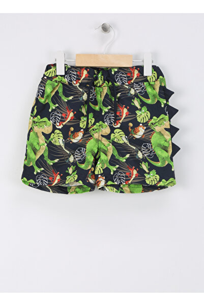 name ıt Lacivert Erkek Çocuk Şort Mayo NMMMAZ GIGANTOSAURUS LONG SWIMSHORT