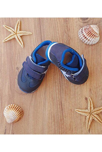 SKY MODA Erkek Bebek İlk Adım Ortopedik Kaymaz Taban Spor Ayakkabı