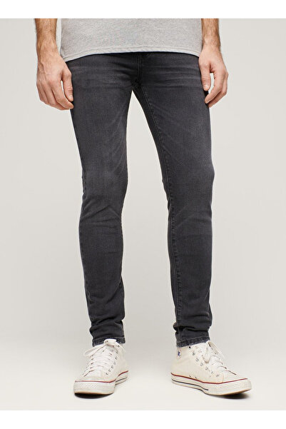 SUPERDRY VINTAGE SKINNY JEANS Normal Bel Skinny Fit Siyah Erkek Denim Pantolon M7010890A2GK