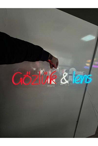 Neon tabela gözlükçü