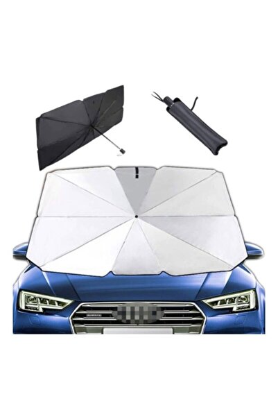 Teknotik مظلة واقية من الشمس للسيارة، نافذة أمامية للسيارة، 145 × 79 سم + بلوتوث مجاني
